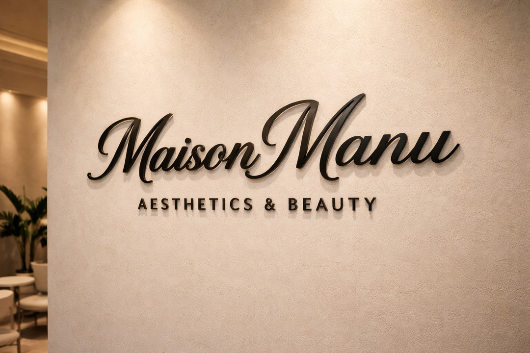 Custom Acrylic Office Sign For Manu Brar