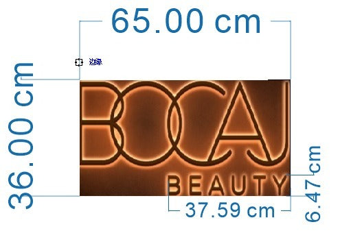 Custom 3D Backlit Sign for Jacob Stella