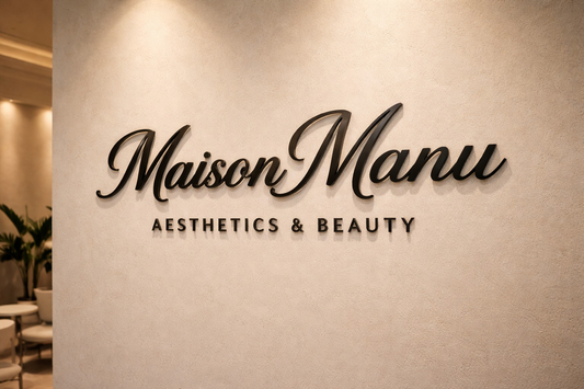 Custom Acrylic Office Sign For Manu Brar