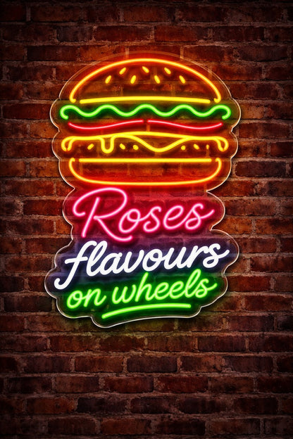 Custom Acrylic Backlit Sign and Neon Signs for Rose To